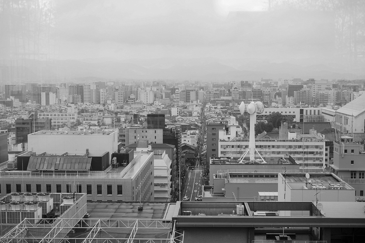 black and white blackandwhite japan kyoto Kyoto Station monochrome photographs Photography  Travel travel photography Adobe Portfolio
