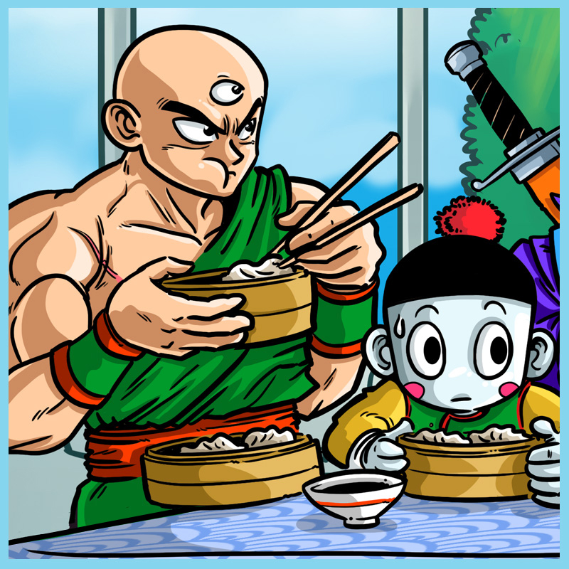 Costa Rica dragon ball fan art fanart ito petipoa Meminho guillermo toriyama gyoza wok&noodles