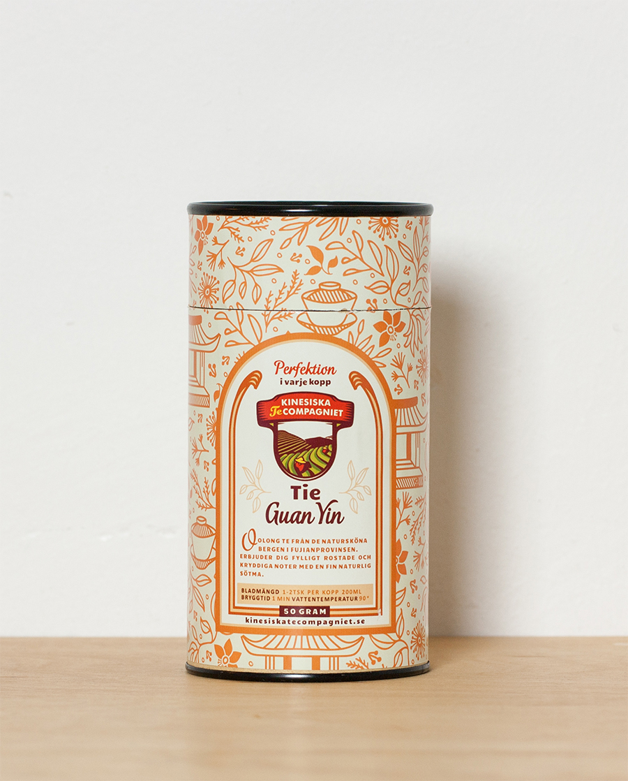 adline szende brassai print package Label tea organic chinese ecological tea fields