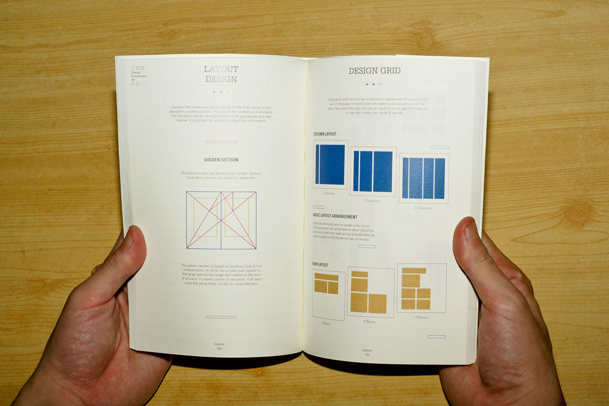 Guidebook manual Work  process book design vade mecum
