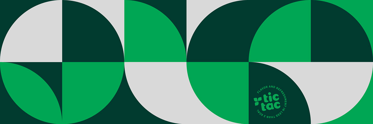 branding  fresh Golden Ratio graphic design  green logo mint package Tic Tac typography  