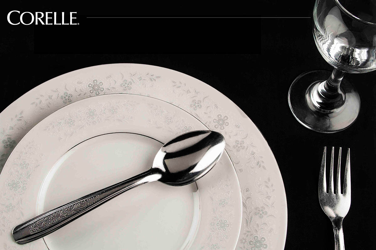 corelle kitchen KITCHENWARE Fotografía de Productos Fotografia vajilla dish crockery plate Food  White spoon