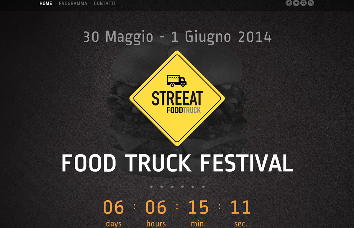 Logotype copy concept web site Food  festival Expo2015