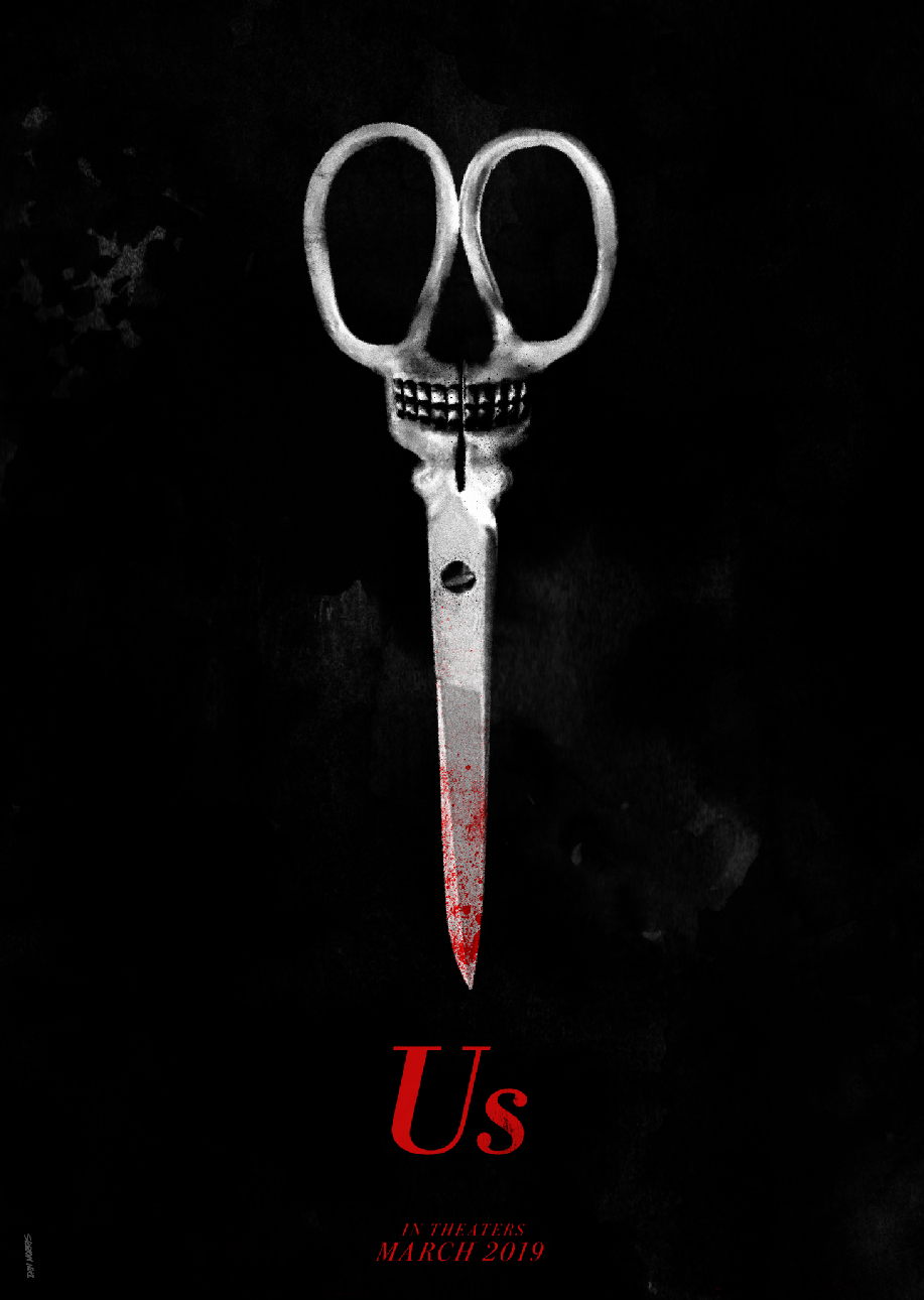Us movie Film   art design Jordan Peele poster ILLUSTRATION  graphic