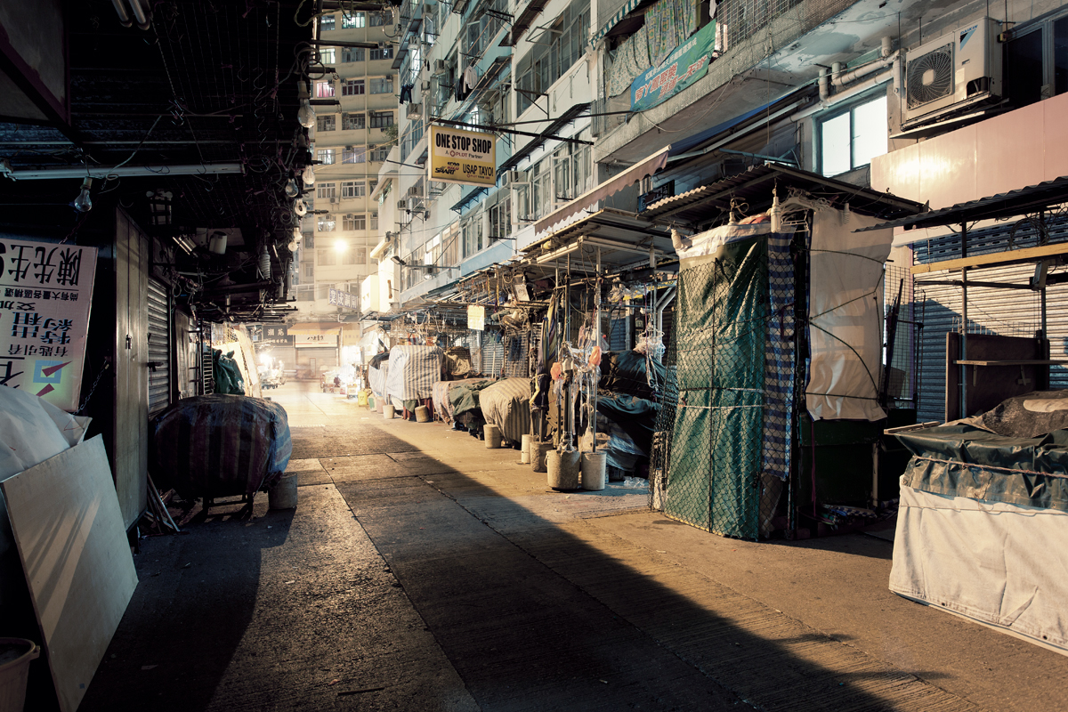 Hong Kong  market  night  Asia  china Street abandoned