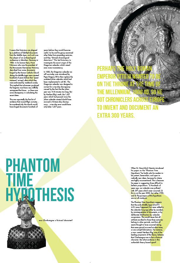 phantomtimehypothesis brochure envelope poster fashioninstituteoftechnology shiromani