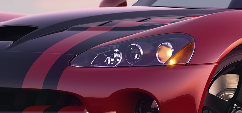 dodge Viper srt10 acr CGI retouching  rendering automotive   design Cars