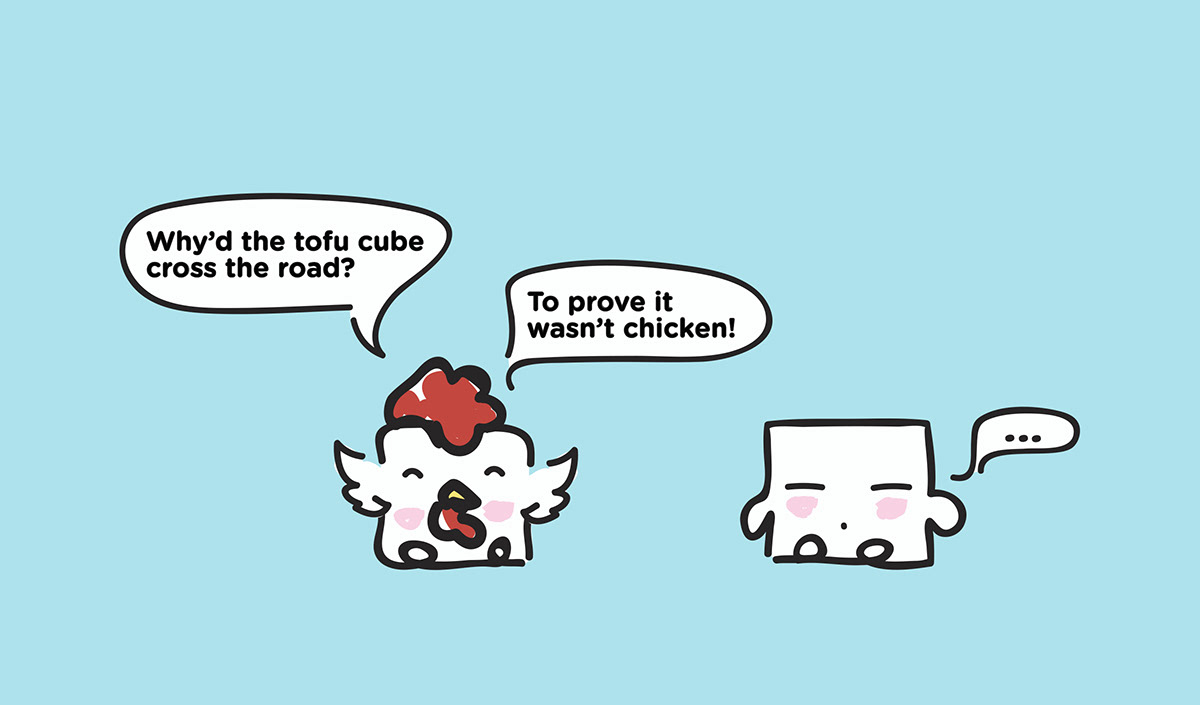 tofu tofu packaging super flat japanese cartoon Food  cute