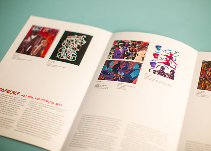 Exhibition  catalog design print
