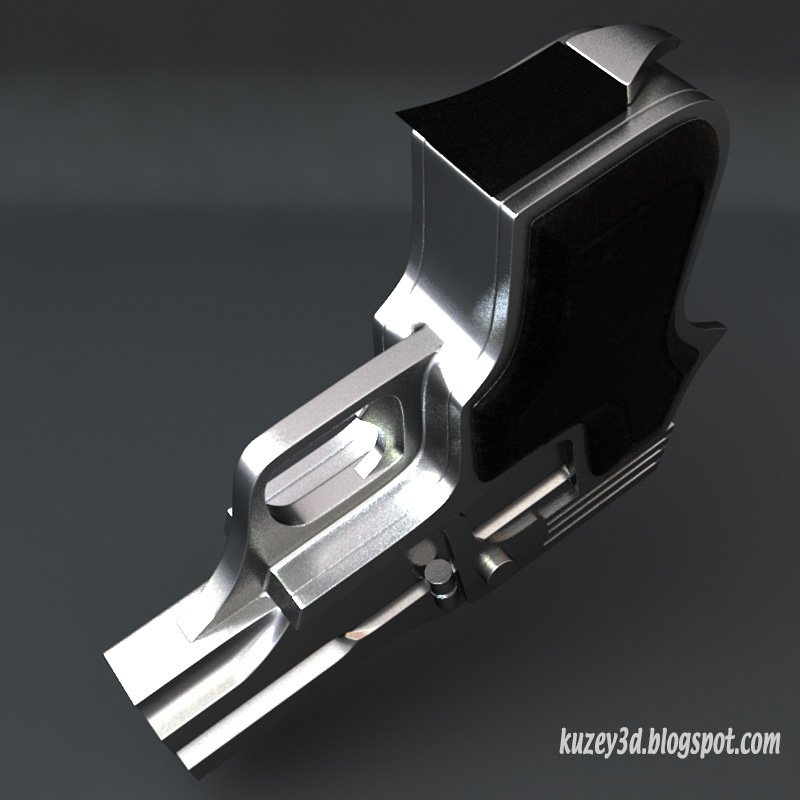 lightwave3d 3D modelling Dr Who River Song's Gun