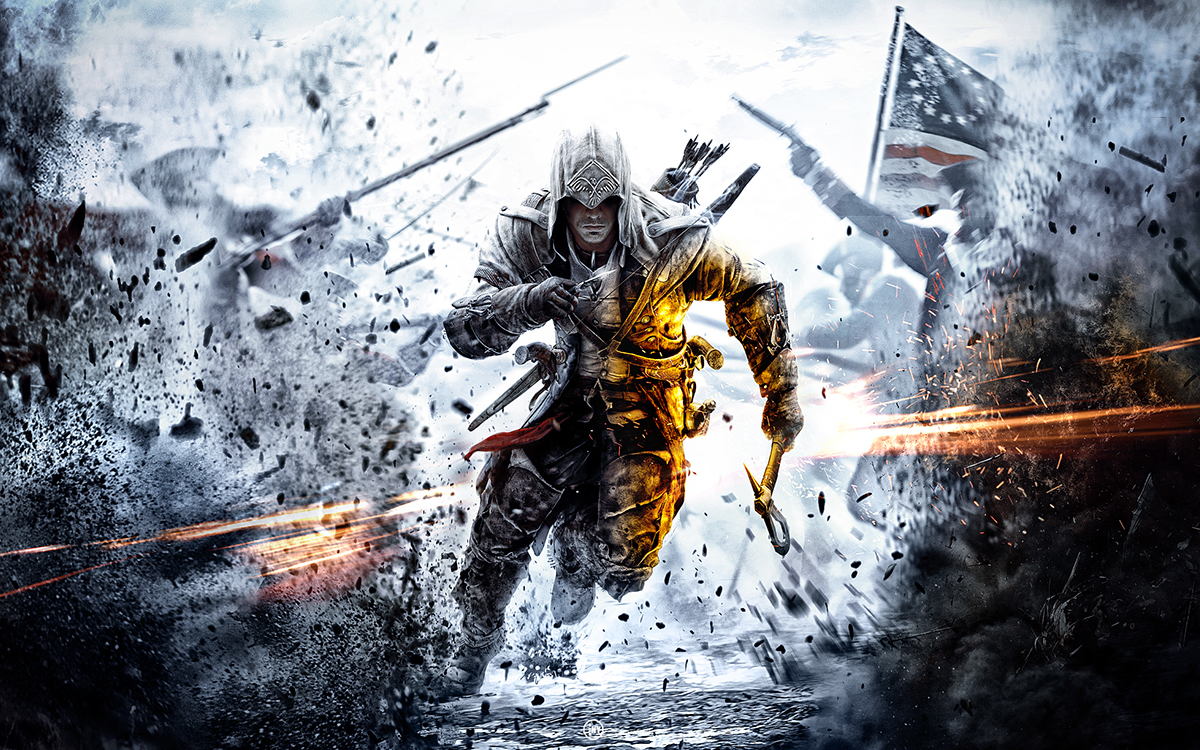 battlefield 3 Assassins Creed 3 photoshop
