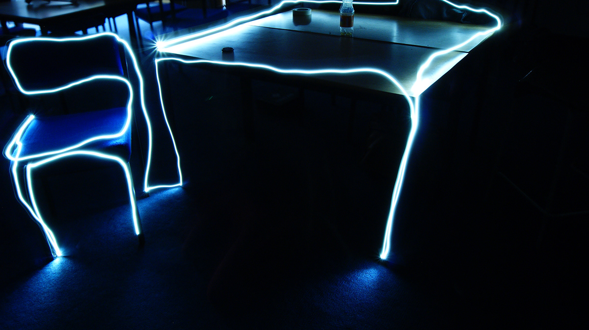 light trails quirky interesting wings angel chair iMac mac Computer