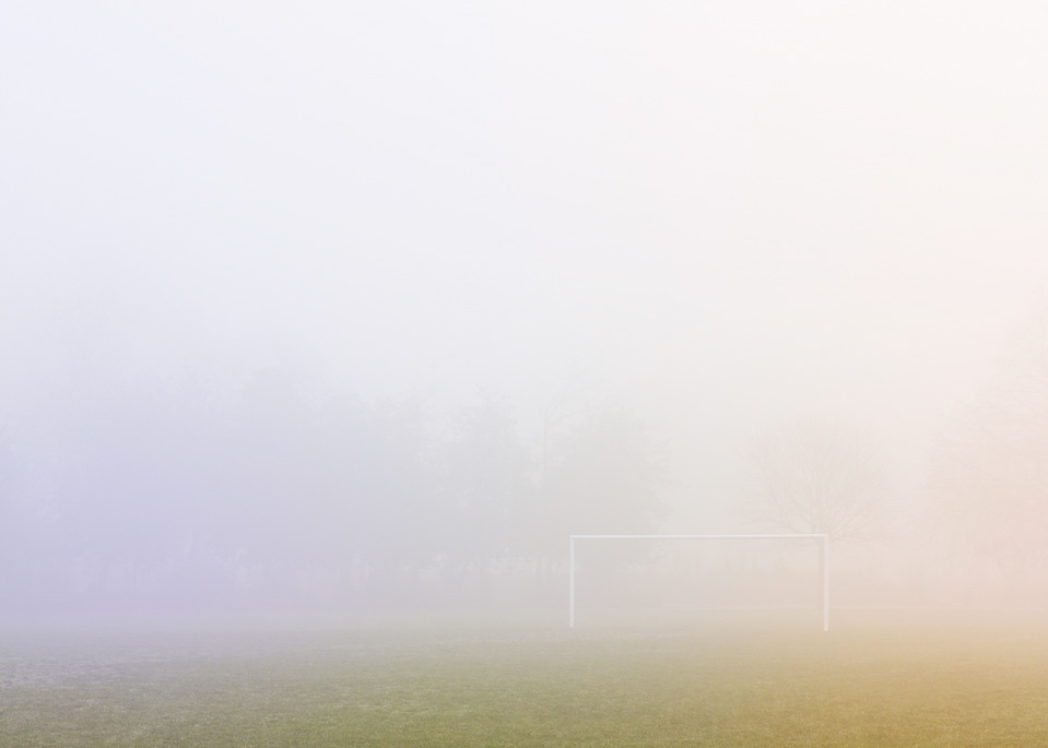 rainbow pitch soccer pitch FOOTBALL PITCH foggy pitch