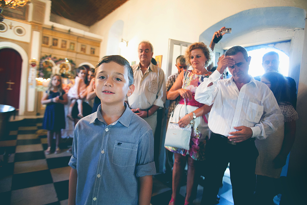 Greece christening Island vacation Custom tradition people culture Travel