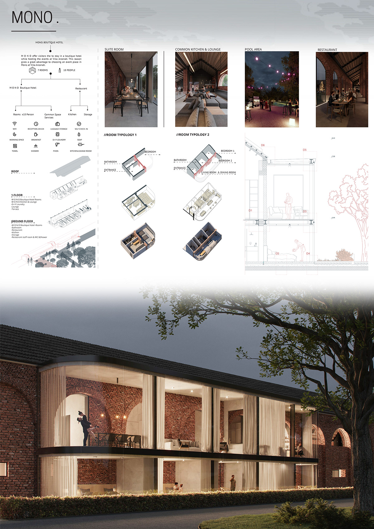 3ds max adaptive reuse architecture archviz CGI corona interior design  modern Render visualization