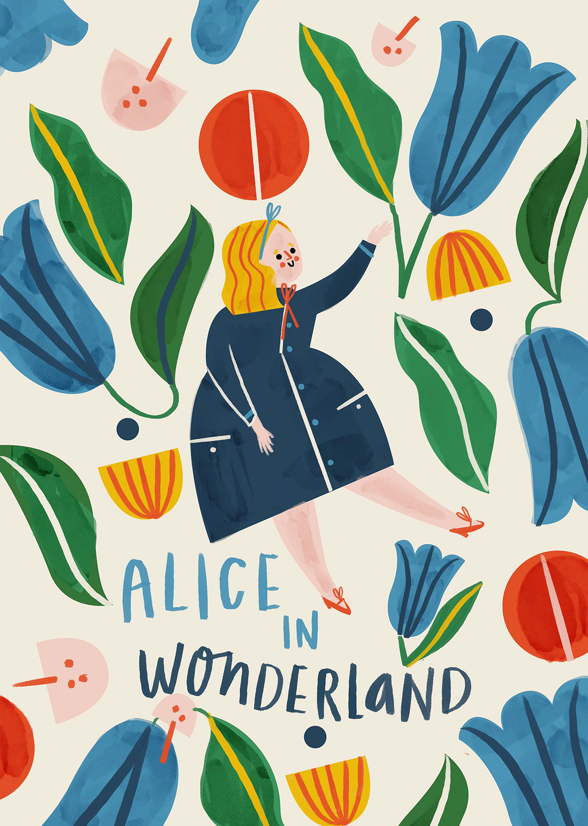 Alice in wonderland book cover

