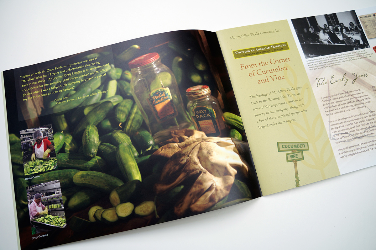 mt. olive pickle print brochure