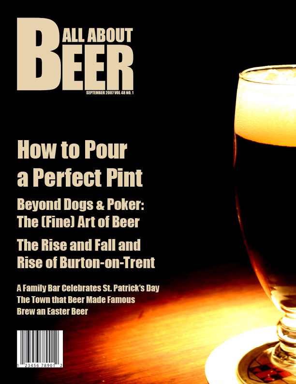 Layout magazine beer
