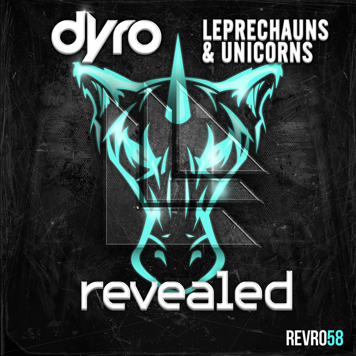 revealed Recordings Revealed Recordings Hardwell Dyro leprechauns unicorns design cover Album edm grunge