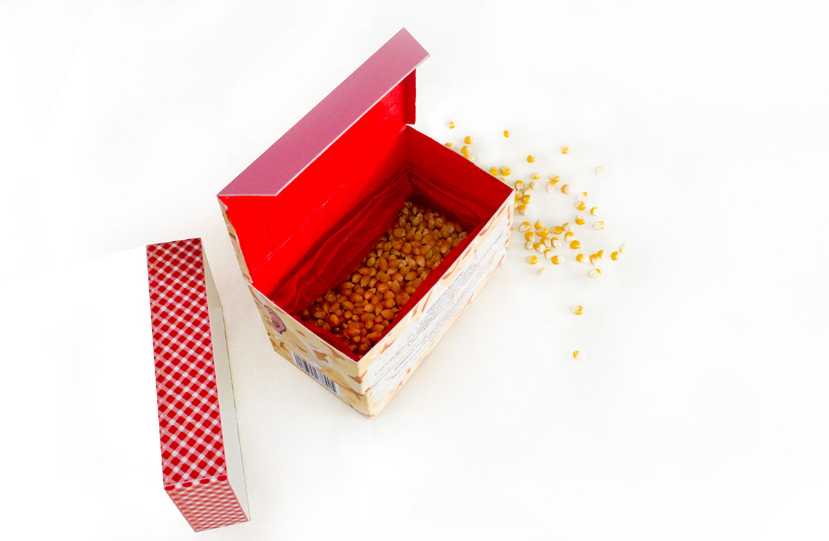 popcorn package design 