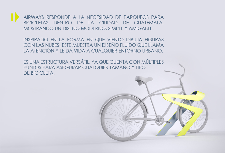 Guatemala Cristian Polanco criarpo Urban Bike rack parking