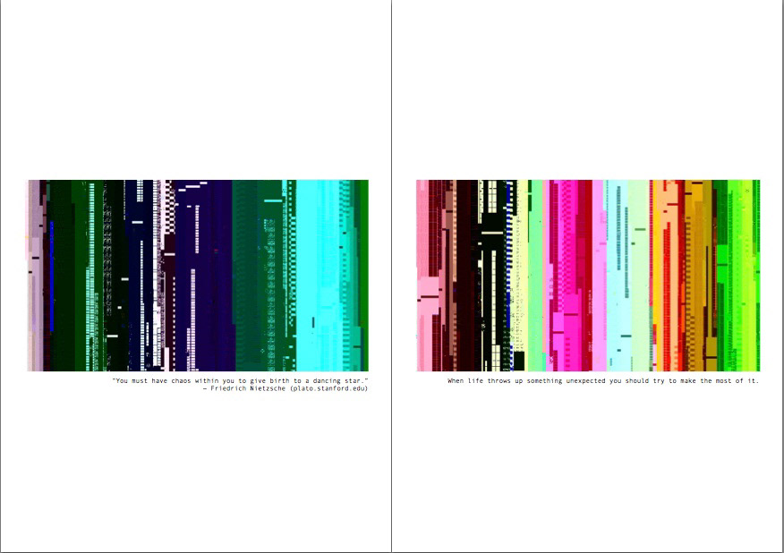 graphic design print book Project University graduate Glitch digital art manipulation expermintal Technology Editing  free