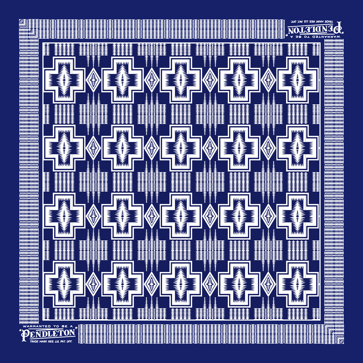 Bandana  Pendleton print design  textile