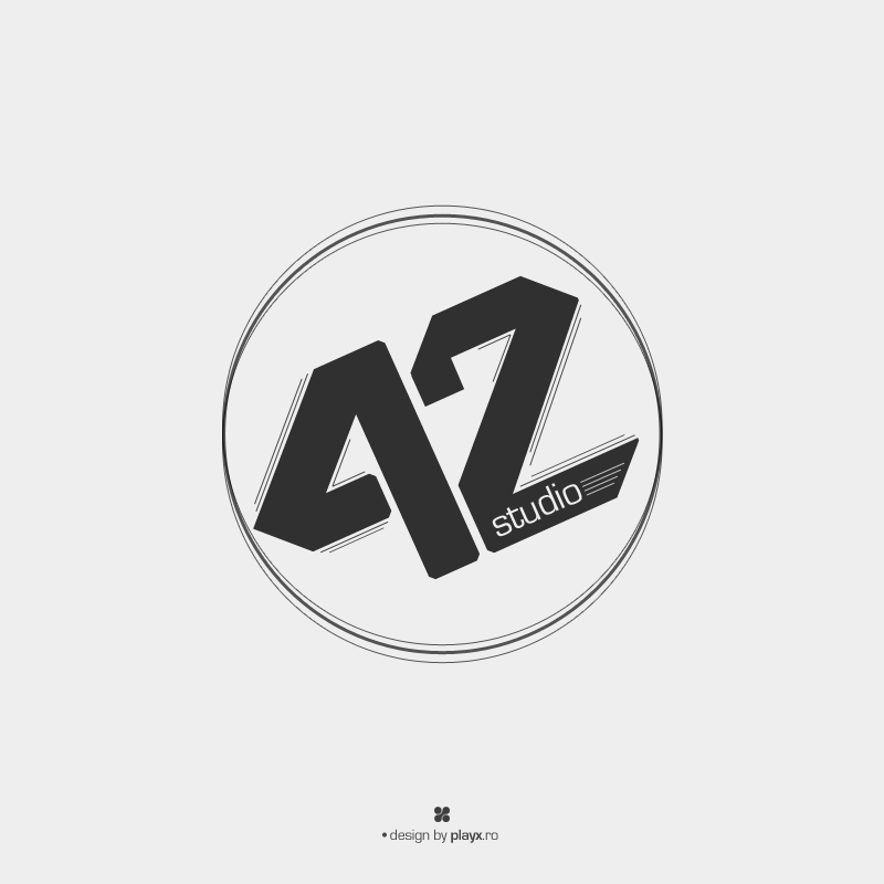studio 42 logo minimal gray circles