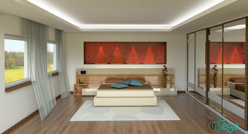 bedroom modern iterior