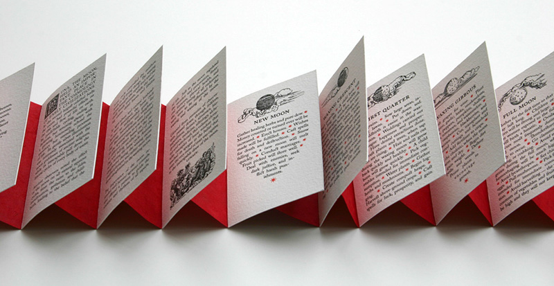 Adobe Portfolio letterpress book