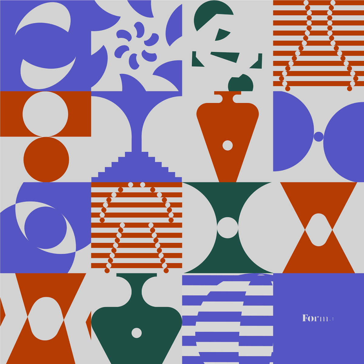 abstract color conceptual gestalt icons MoGraph motion graphics  perception shapes
