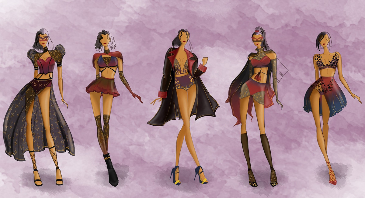 concept art fantasy Fashion  Folklore lingerie