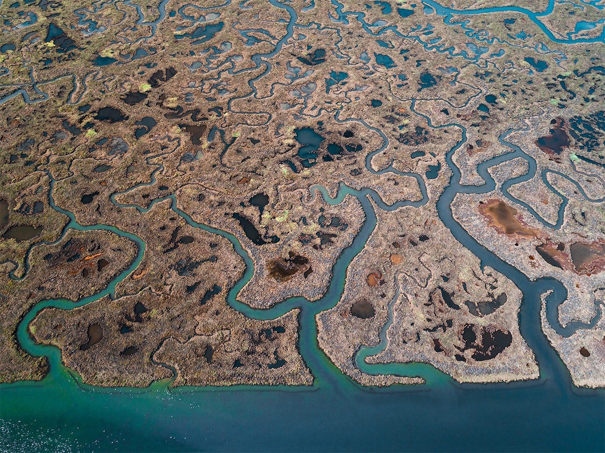 above abstract Aerial Aerial Photography Coast FINEART river sea wetlands