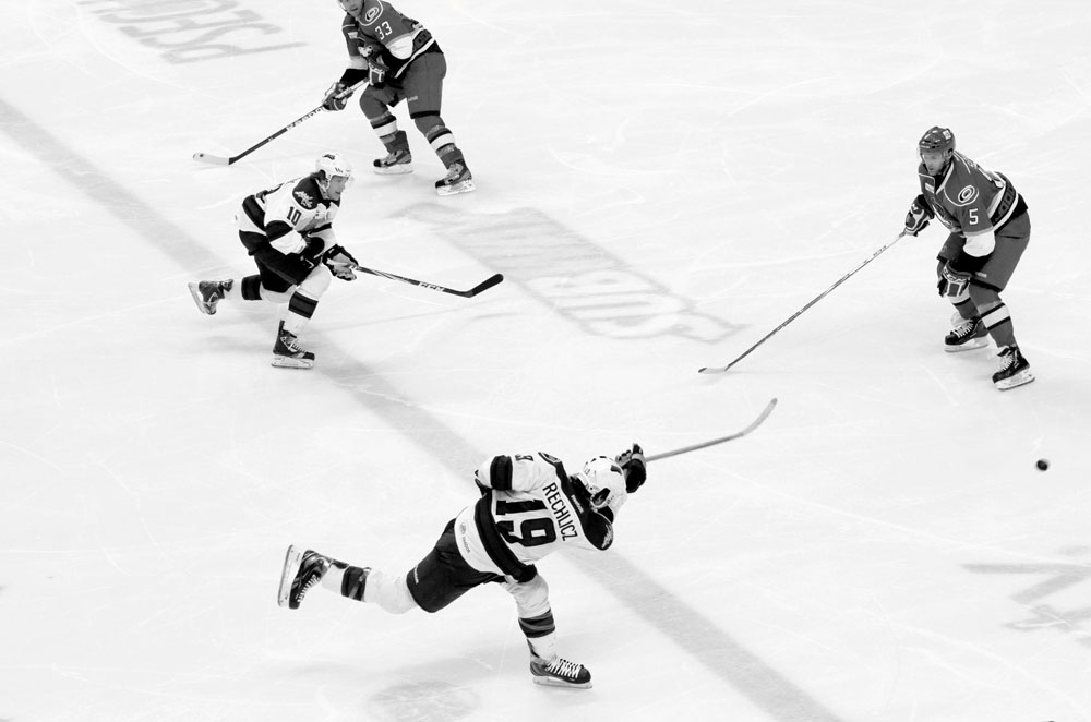 hockey AHL hershey bears sports photography movement artistic black and white