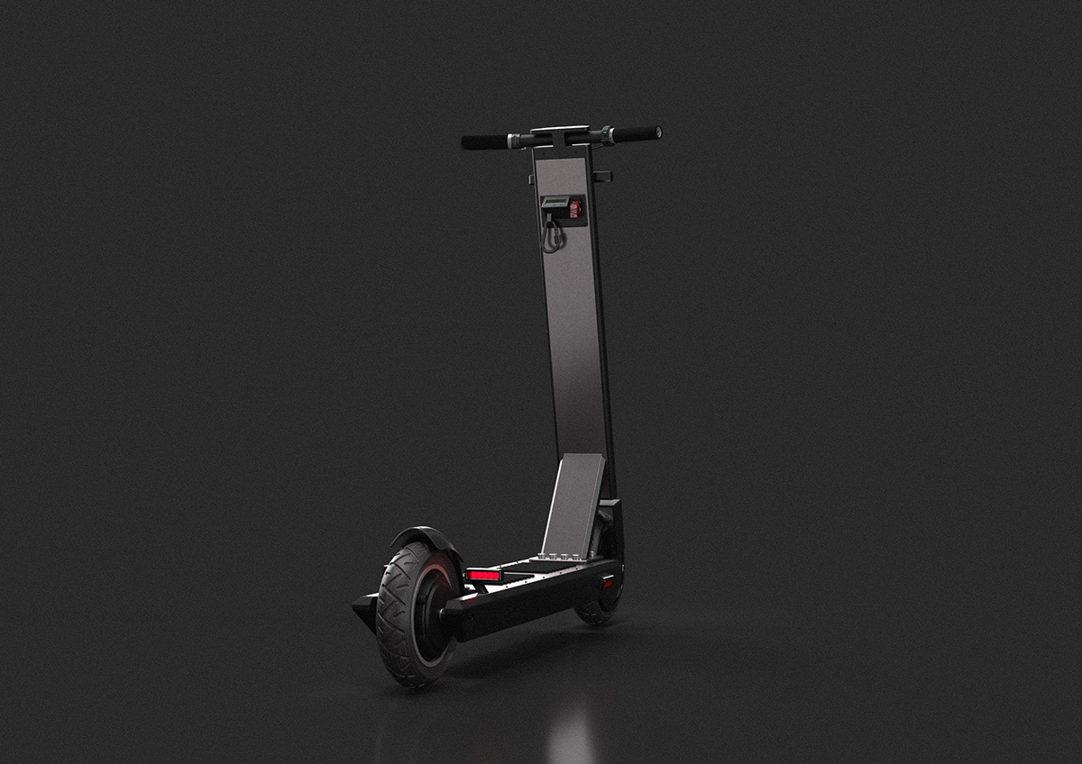 electric Electric Scooter future micro-mobility Scooter transportation Transportation Design industrial design  product design  product