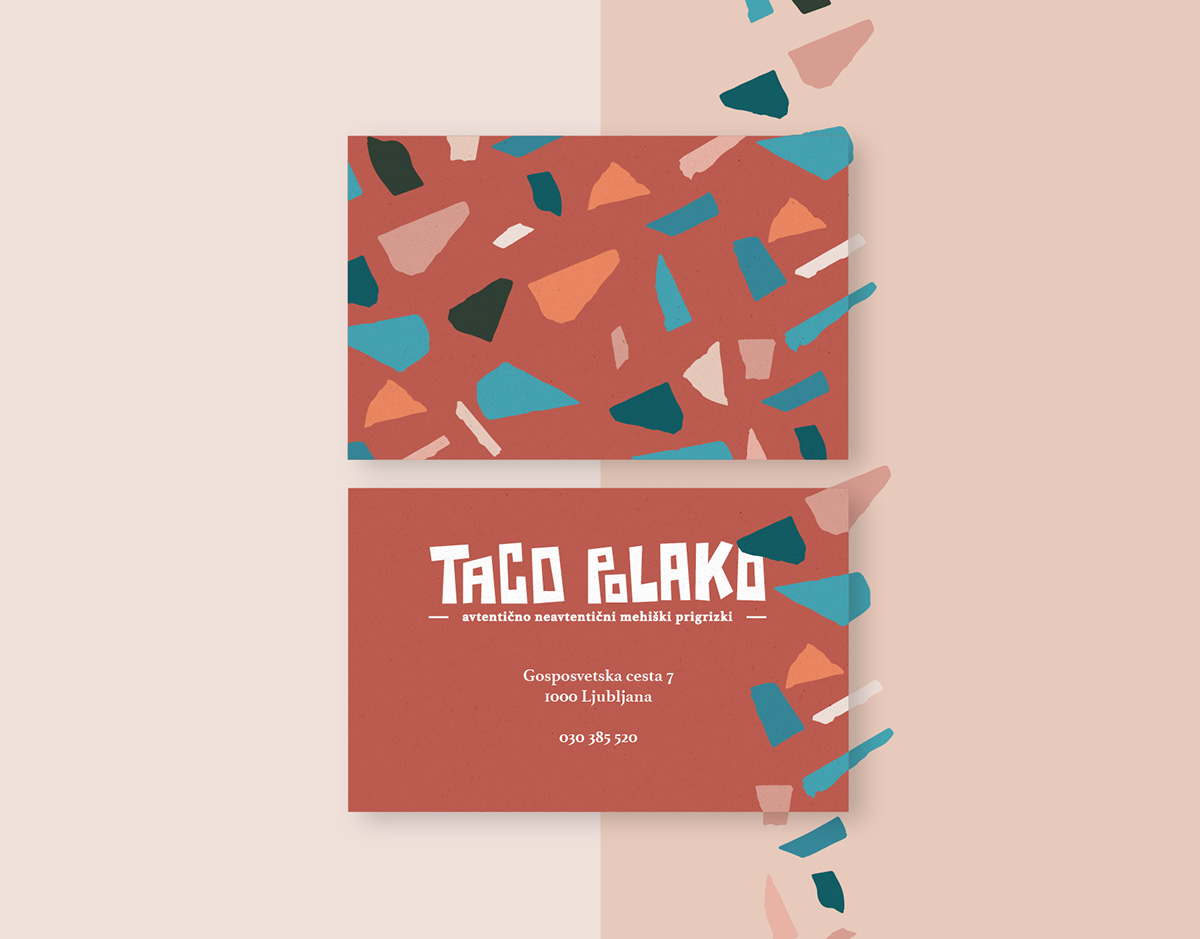 Balkan branding  Food  ILLUSTRATION  ljubljana Mexican restaurant taco Terrazzo