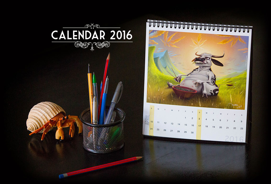 santa cow calendar calendar 2016