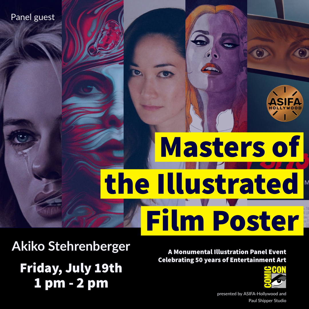 ILLUSTRATION  film poster artists panel SDCC comiccon movie poster