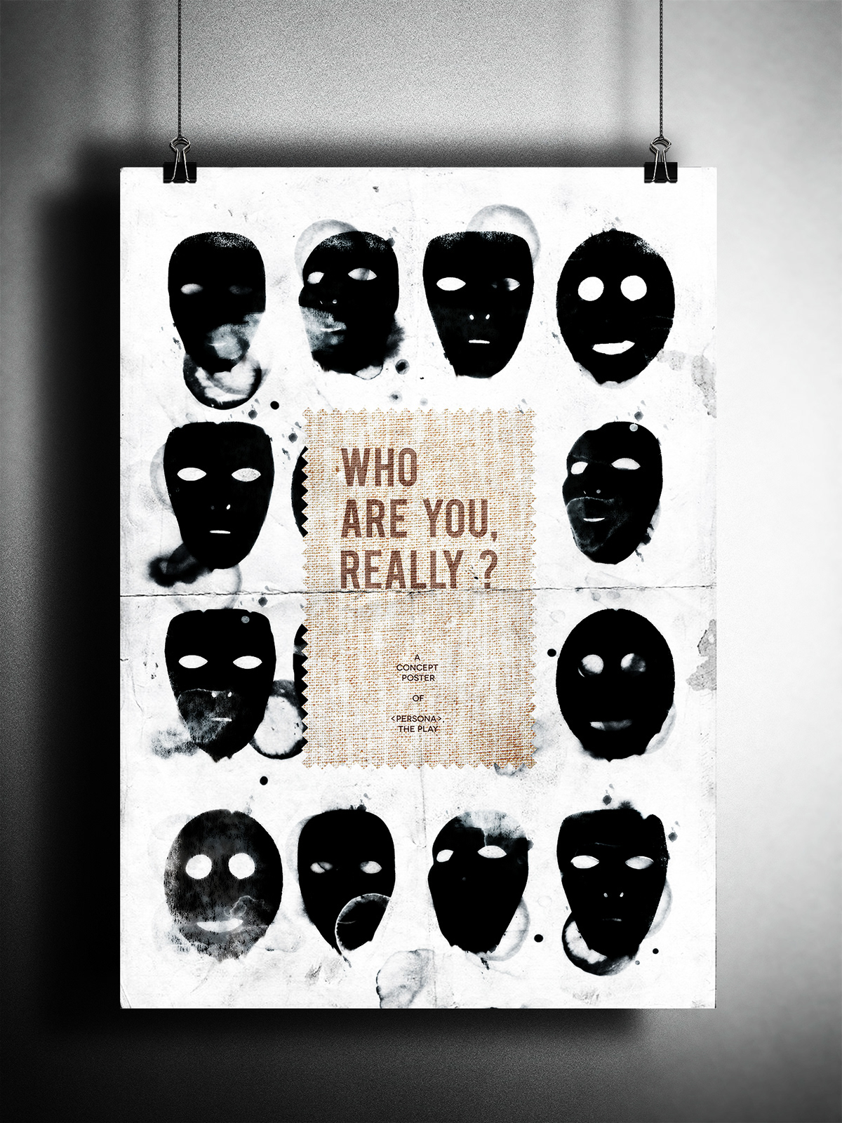 posters design print photoshop Illustrator mask persona visuals visualization