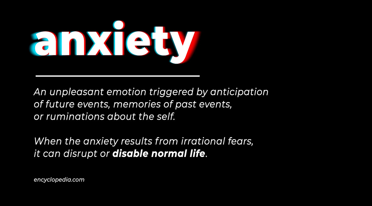 encyclopedic definition of anxiety