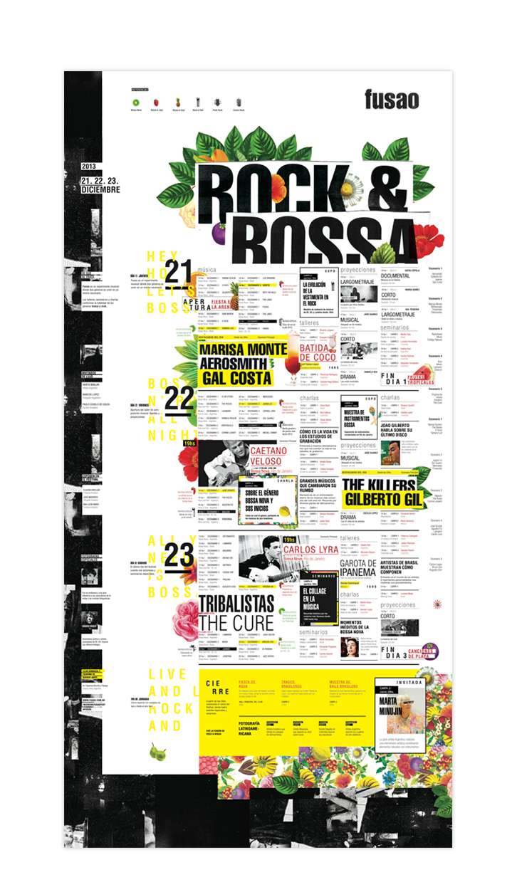 festival diseño musica rock Bossa Gabriele