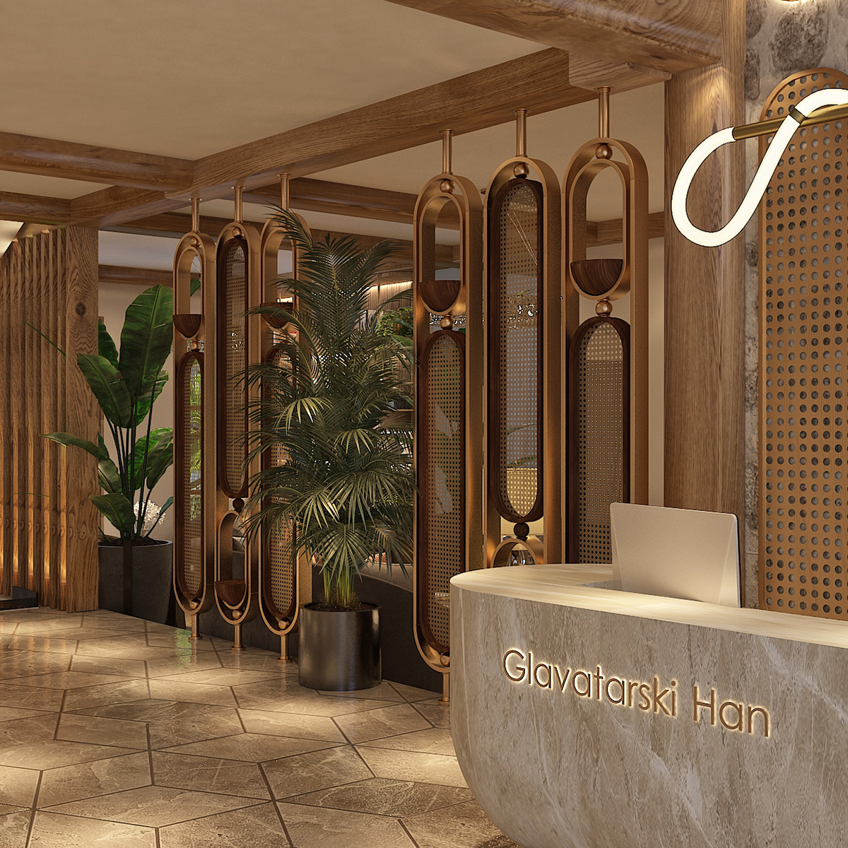 hotel Lobby lounge mountain reception resort restaurant screen Ski stones