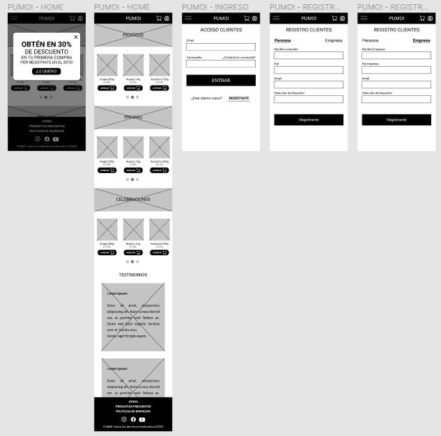 desktop mobile uxdesign Webdesign wireframes