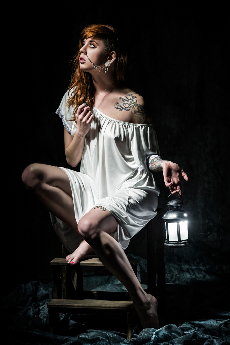 low-key studio lantern chair redhead tattoo Jewellery Baby Doll