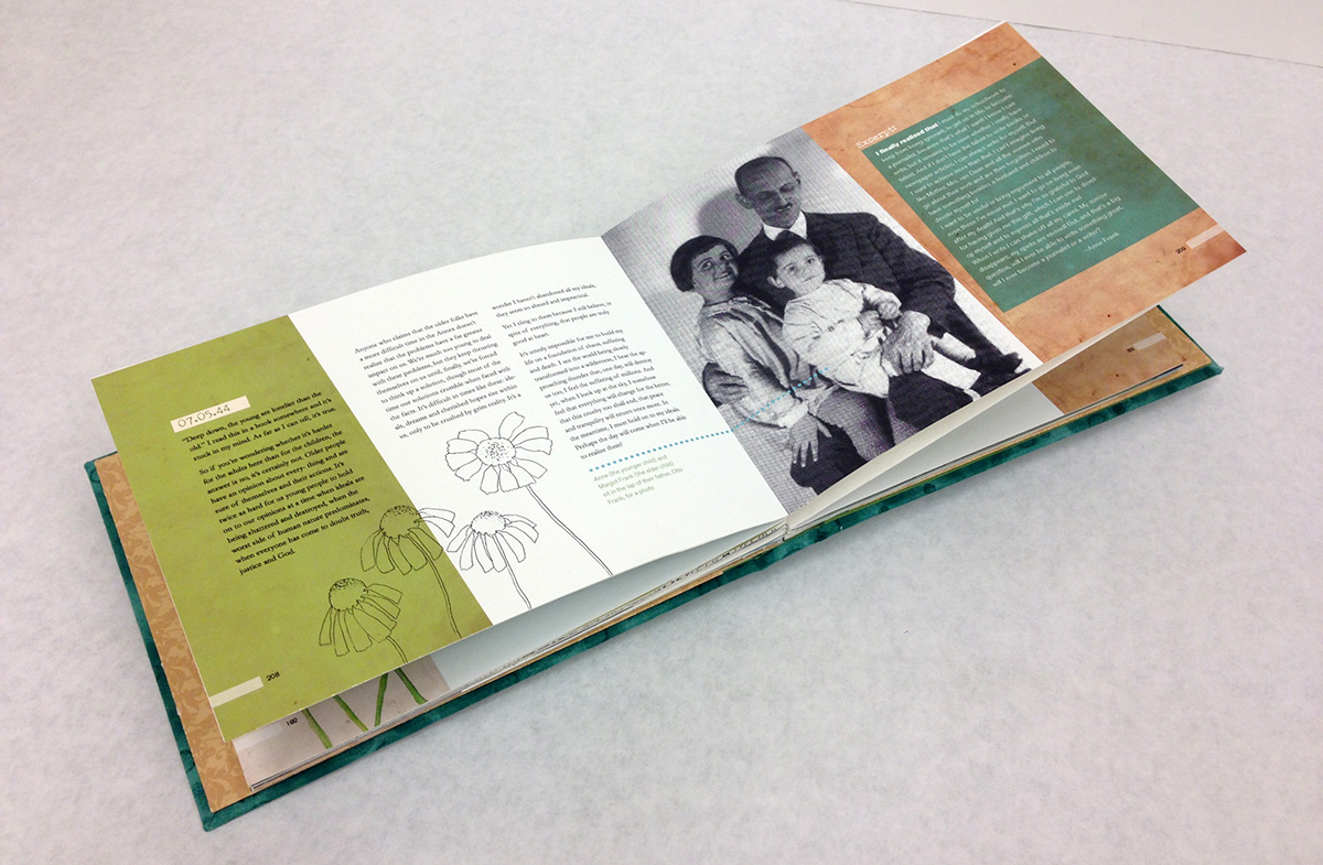 university of kansas book redesign patrick dooley Anne Frank Diary