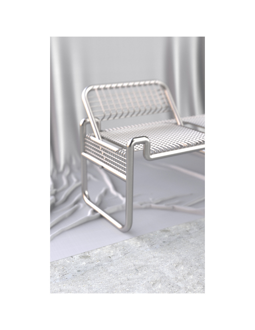 Wassily Chair YU DONG bench 3d design furniture animation