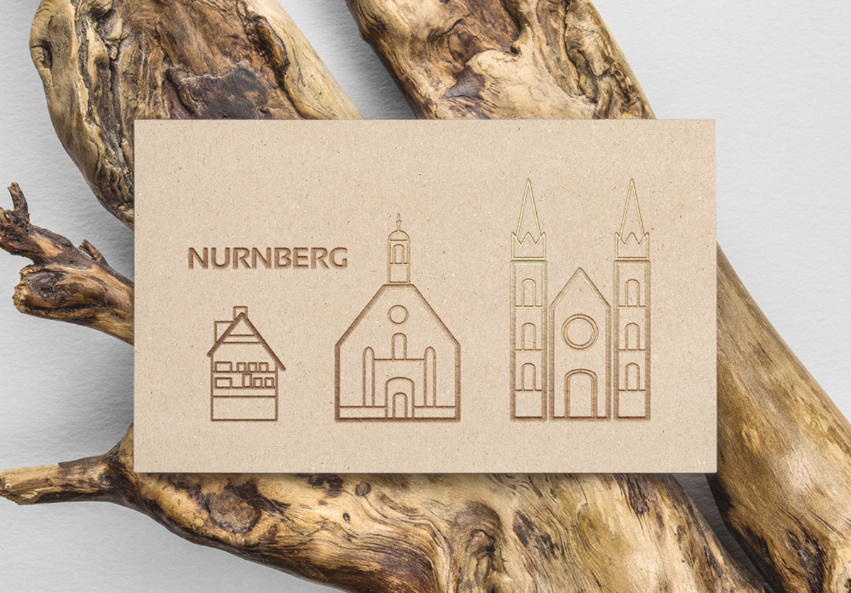 Business_Card Nürnberg gold graphic_design