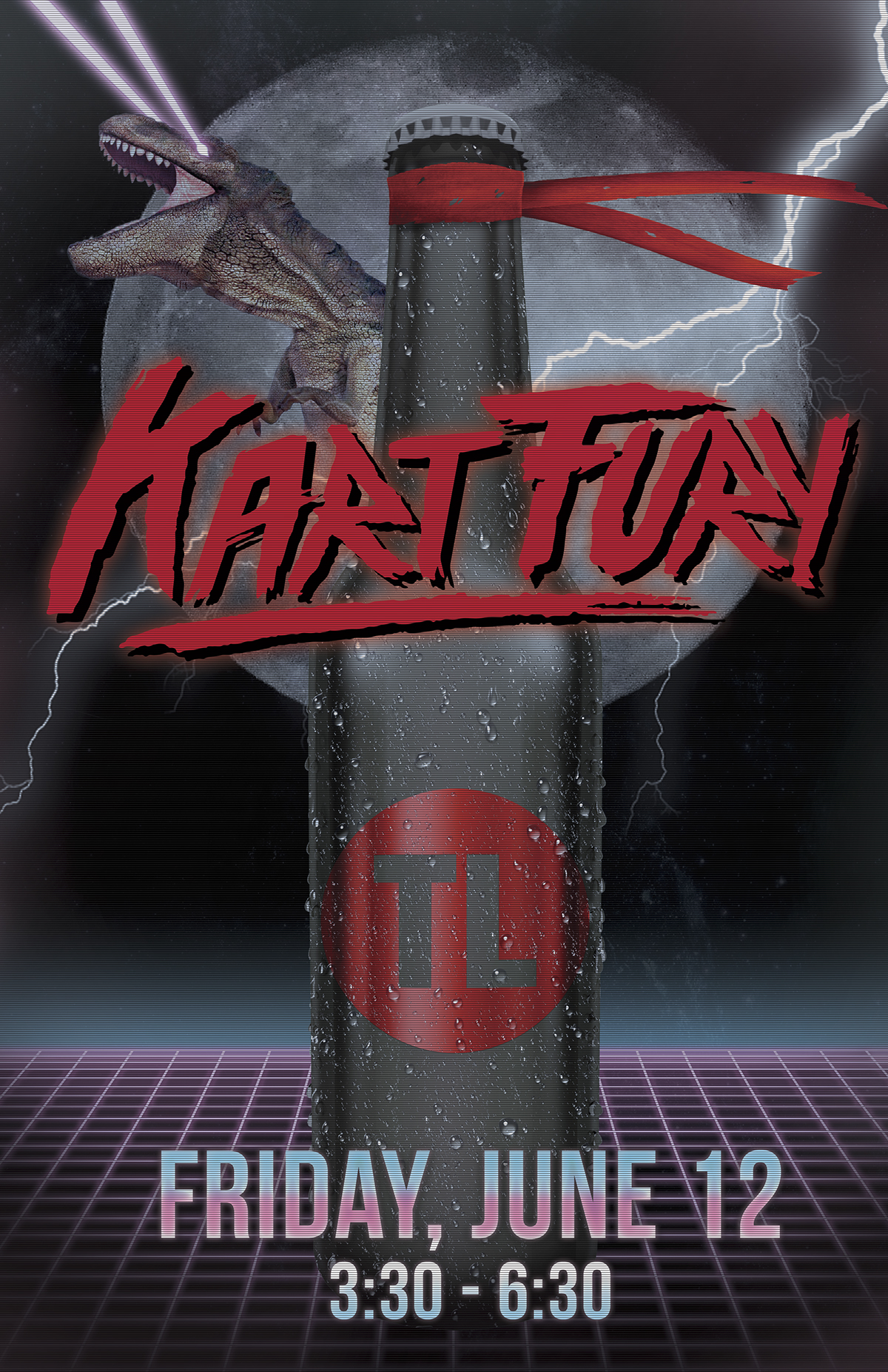 beer kung fury beer cart laser 80s movie