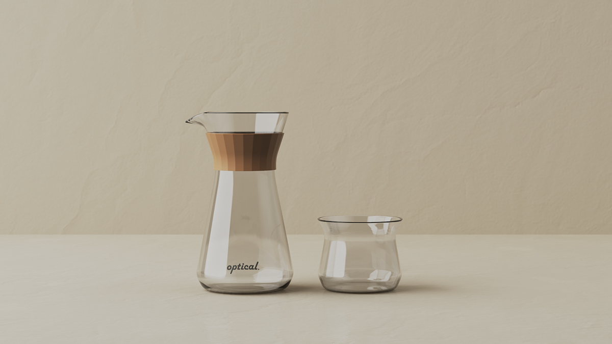 brewer Carafe Coffee glass industrial design  pot product design  silicon 产品设计 工业设计