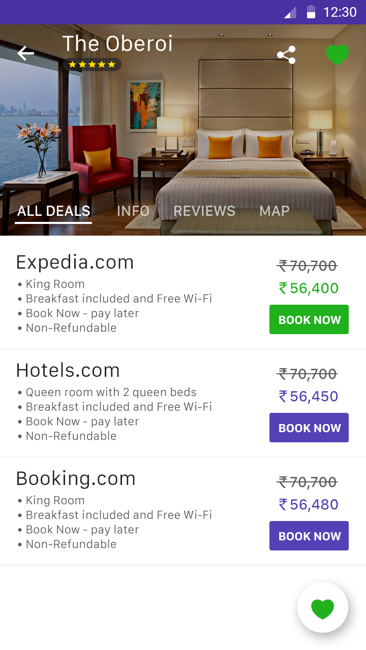 hotels Deals android mobile Travel voyager